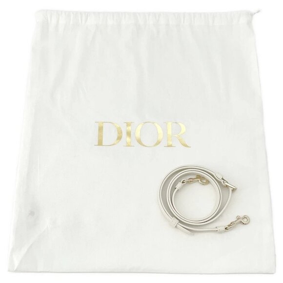 Dior Macrocannage Book Tote Size Small Calf Leather Latte White M1325OWHP_M030 - Picture 5 of 15